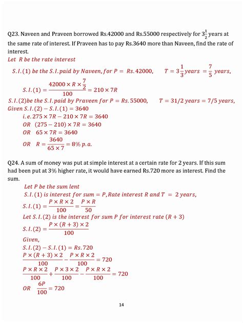 50 Compound Interest Worksheet Answers