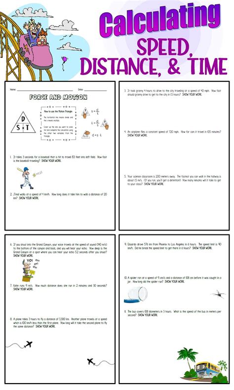 50 Distance And Displacement Worksheet Answers
