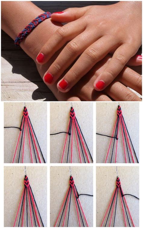 50 Easy DIY Friendship Bracelets How to Make Step by Step