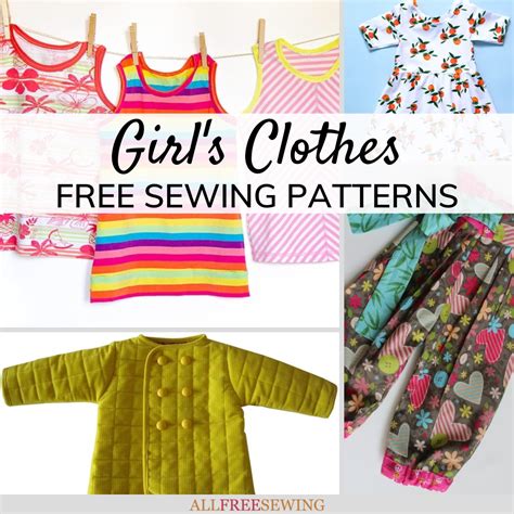 50 Free Girl Clothes Patterns For Sewing Allfreesewing Com