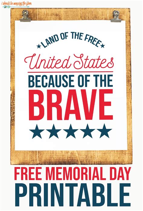 50 Free Memorial Day Printables ideas in 2024 memorial