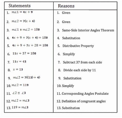50 Geometry Proof Practice Worksheet