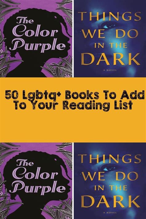 50 LGBTQ+ Books To Add To Your Reading List 