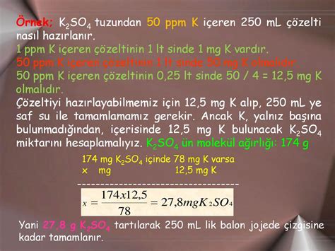 50 MG'den ML'ye.