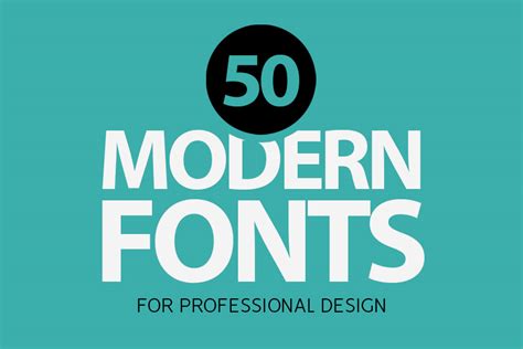 50 Modern Fonts for Professional Design - GDJ - muktibox.com