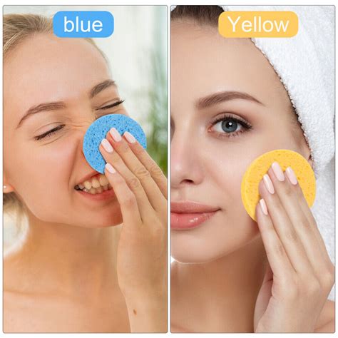 50 Pcs Facial Makeup Remover Puffs Sponge Puff Round Makeup …