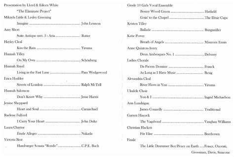 50 Talent Show Program Template Free Template