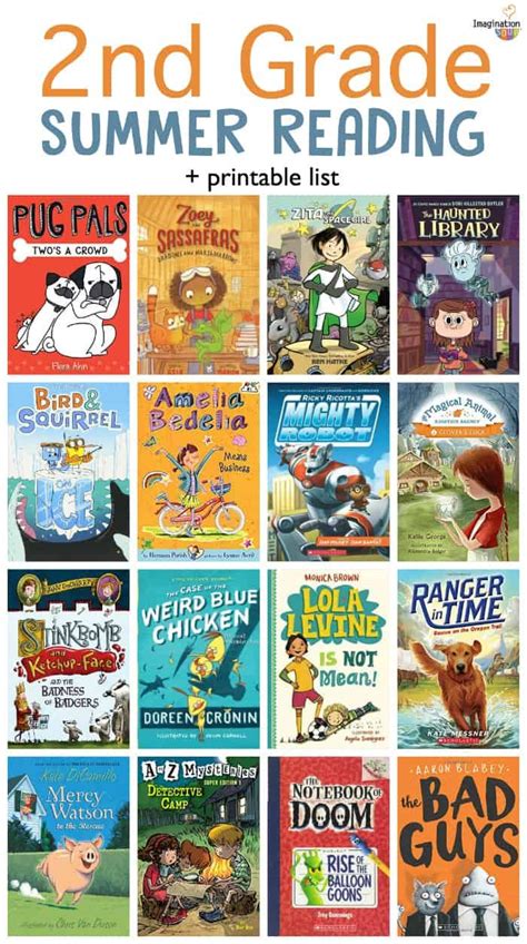 50 Best 2nd Grade Books For Summer Reading Summer Reading List 2nd Grade - Summer Reading List 2nd Grade