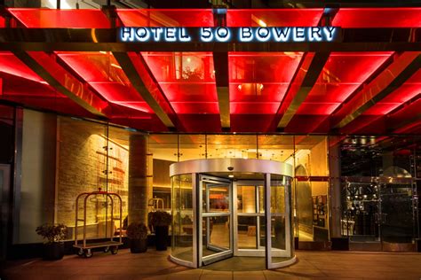 50 bowery new york. Jan 20, 2024 · Located in Manhattan, Hotel 50 Bowery, part of JdV by Hyatt is within a mile (2 km) of popular sights such as New York University and Federal Reserve Bank of New York. This 229-room, 4.5-star hotel welcomes guests with a restaurant, a 24-hour gym, and free in-room WiFi. 