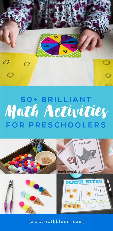 50 Brilliant Math Activities For Preschoolers Sixth Bloom Math Activity For Preschoolers - Math Activity For Preschoolers