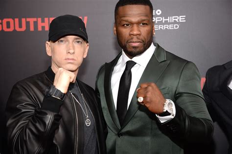 50 cent concert eminem. Eminem released his debut studio album "Infinite" in 1996. Two years later, he was signed to Dr. Dre's Aftermath Entertainment. In 1999, he dropped "The Slim Shady LP" and founded Shady Records, signing 50 Cent in 2002, Yelawolf in 2011, and Ez Mil in 2023. His third album, "The Marshall Mathers LP" (2000) was the first of nine to consecutively ... 