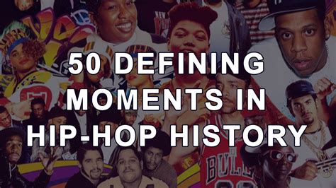 50 defining moments in hip-hop history