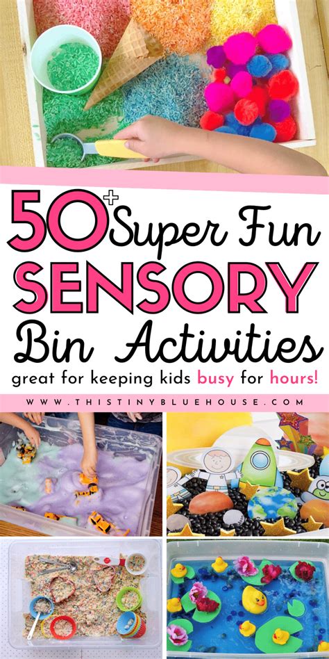50 Fun Sensory Activities For Kids Little Bins Science Sensory Activities - Science Sensory Activities
