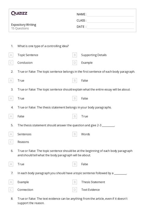 50 Grade 6 Worksheets On Quizizz Free Amp Starting 6th Grade Worksheet - Starting 6th Grade Worksheet