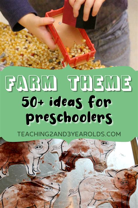 50 Hands On Preschool Farm Theme Activities Teaching Farm Kindergarten - Farm Kindergarten