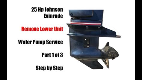 50 hp johnson outboard water pump replacement.  How to video, illustrati...