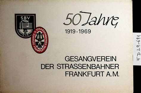 50 jahre gesangverein der strassenbahner frankfurt a. - Starting out with java from control structures through objects.
