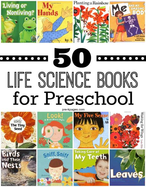 50 Life Science Books For Preschool Pre K Science Preschool Books - Science Preschool Books