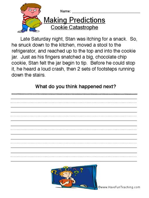 50 Making Predictions In Nonfiction Worksheets For 1st Prediction Worksheet First Grade - Prediction Worksheet First Grade