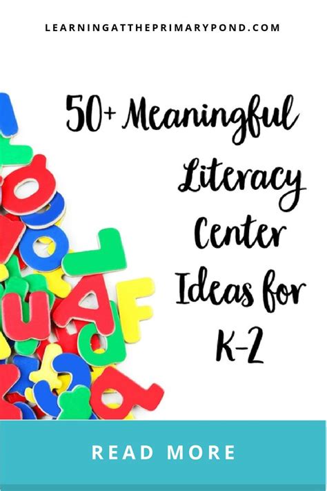 50 Meaningful Literacy Centers Ideas For Kindergarten First Center Ideas For Second Grade - Center Ideas For Second Grade