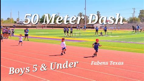 50 Meter Sprint