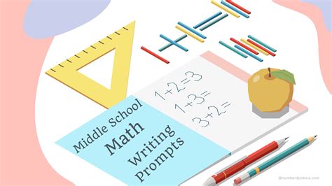 50 Middle School Math Writing Prompts Number Dyslexia Math Writing Prompts Middle School - Math Writing Prompts Middle School