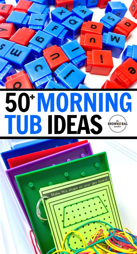 50 Morning Tub Ideas The Brown Bag Teacher Science Tubs - Science Tubs