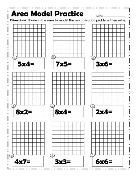 50 Multiplication And Area Models Worksheets For 8th 8th Grade Multiplication Worksheet - 8th Grade Multiplication Worksheet