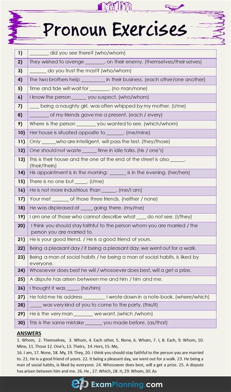 50 Pronoun Exercises With Answers 2024 Betweenenglish Kinds Of Pronouns Exercises With Answers - Kinds Of Pronouns Exercises With Answers
