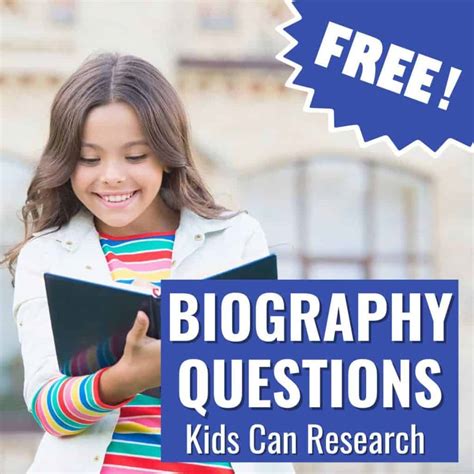 50 questions to ask for biography books