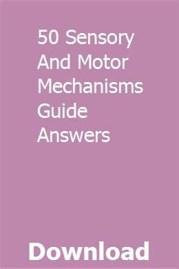 50 sensory and motor mechanisms guide answers. - Financial reporting financial statement analysis and valuation a strategic perspective 7e solution manual manual.