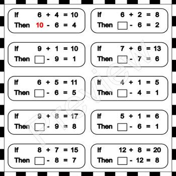 50 Subtraction And Inverse Operations Worksheets For 7th 7th Grade Inverse Variation Worksheet - 7th Grade Inverse Variation Worksheet