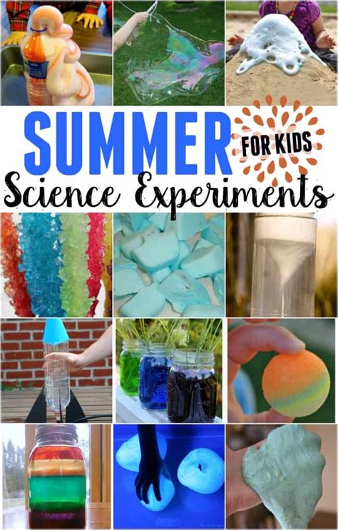 50 Summer Science Experiments For Kids Science Sparks Science Theme For Preschoolers - Science Theme For Preschoolers