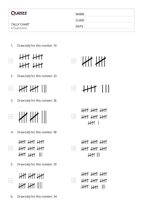 50 Tally Charts Worksheets On Quizizz Free Amp Tally Chart Worksheet - Tally Chart Worksheet