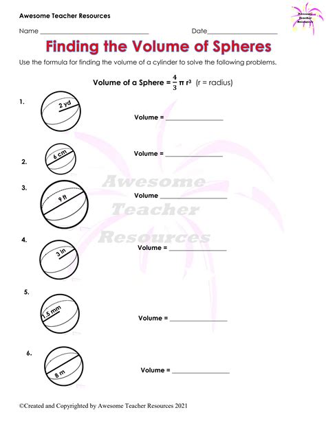 50 Volume Of Spheres Worksheet Volume Of Cones And Spheres Worksheet - Volume Of Cones And Spheres Worksheet