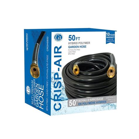 50-FT 5/8 FLEXIBLE HYBRID POLYMER GARDEN HOSE - QVC