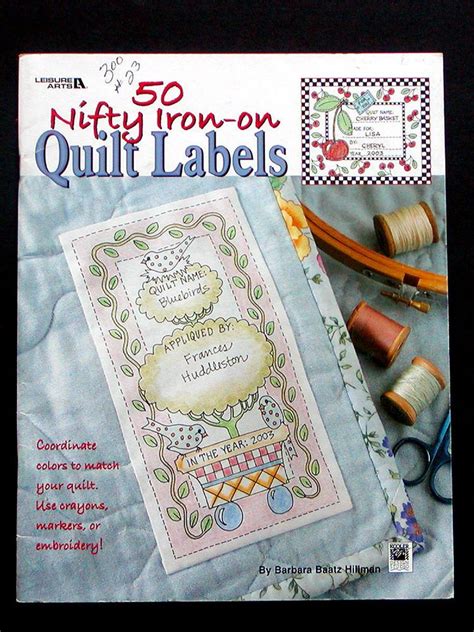 Full Download 50 Nifty Ironon Quilt Labels Leisure Arts 3466 By Kooler Design Studio