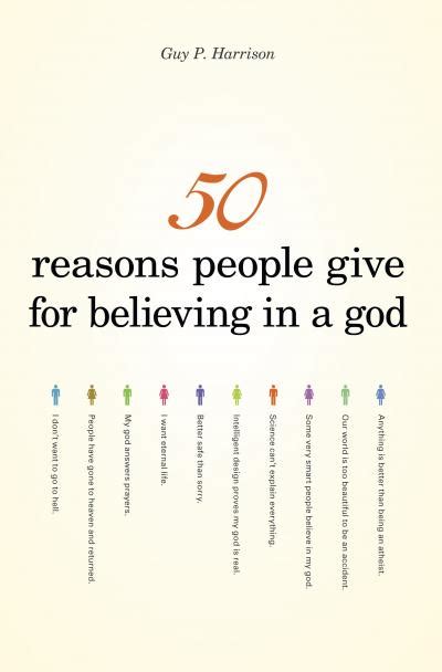 Read Online 50 Reasons People Give For Believing In A God 50 Series 1 By Guy P Harrison