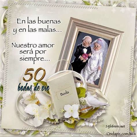 50 años de amor: Dedicatorias para bodas de oro