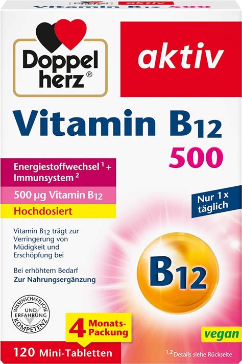 500 mikrogramm vitamin b12