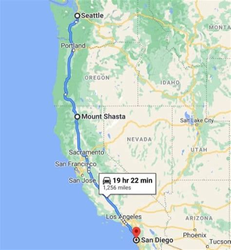 500 miles from San Diego - Within Hours