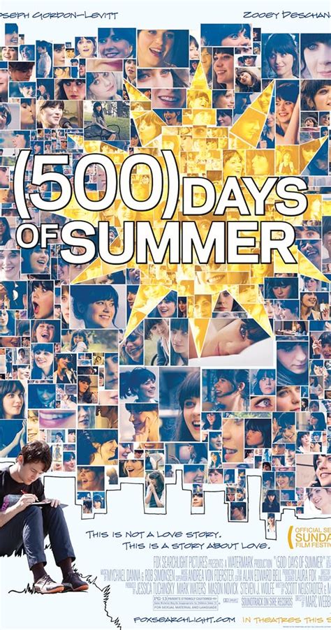 500 summer. The debut feature from music video director and future Amazing Spider-Man helmer Marc Webb, (500) Days Of Summer was a Sundance hit that became a critical and commercial sleeper success in the ... 