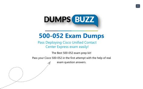 500-052 Dumps