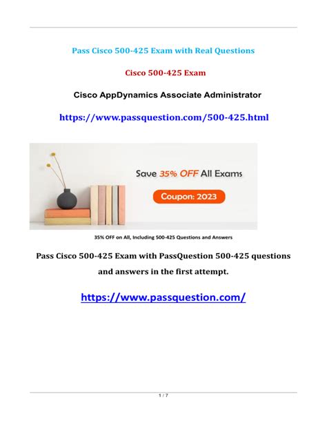 500-425 Exam