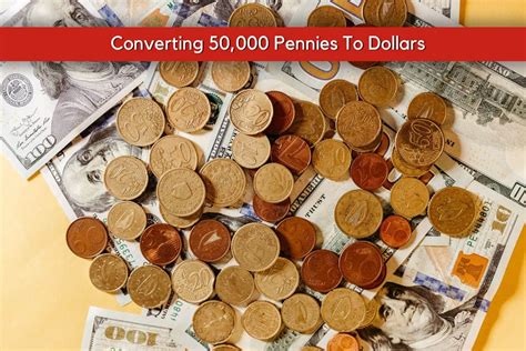 Mar 26, 2023 · $5,000 is 500,000 pennies. The easiest answer to give is to divide the number of pennies by 100. (Since there are 100 pennies in a dollar.) . 