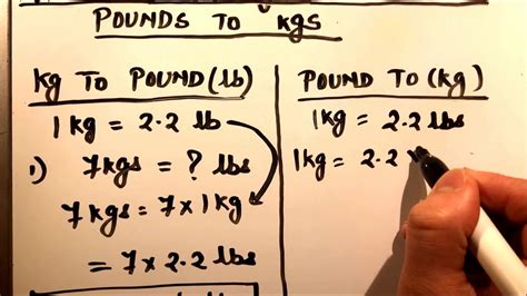 Aug 21, 2023 · Convert kilograms (kg) to pounds (lb) using the conversion factor 1 kg = 2.20462262 lb. Use the formula or the calculator to do quick conversions from kg to lb with approximate results. Learn the history and meaning of the units and how to convert kg to lb with examples. . 500kg to lbs