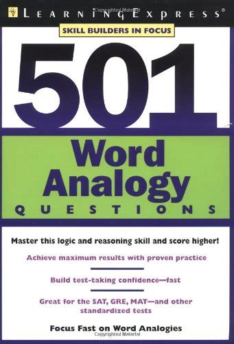 Download 501 Word Analogy Questions Answers 