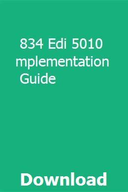 5010 834 transaction standard implementation guide. - Kentucky police written exam study guide.