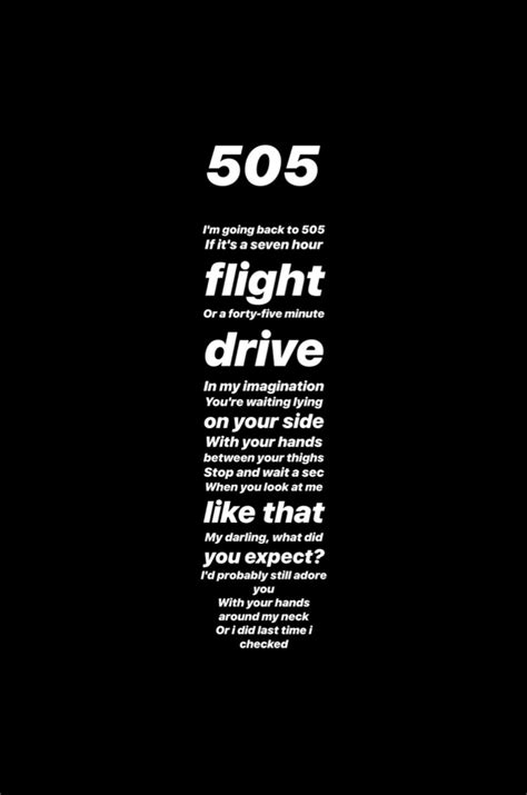 505 lyrics. Things To Know About 505 lyrics. 