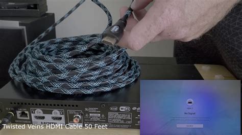 50ft HDMI Cable Test - YouTube